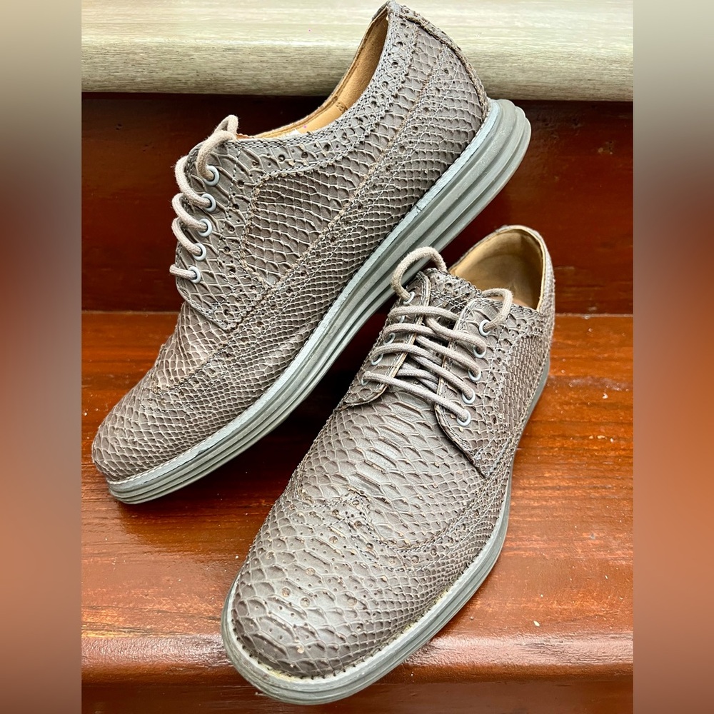 Cole Haan LunarGrand snake print RARE 8.5M